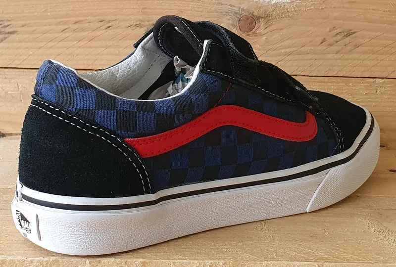 Vans Original Low Suede/Canvas Trainers UK4/US5/EU36.5 721454 Black/Red/Blue