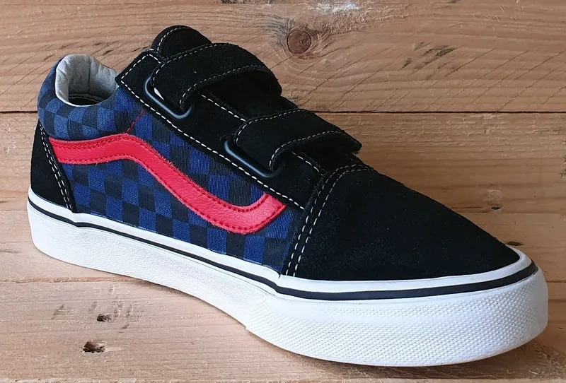 Vans Original Low Suede/Canvas Trainers UK4/US5/EU36.5 721454 Black/Red/Blue