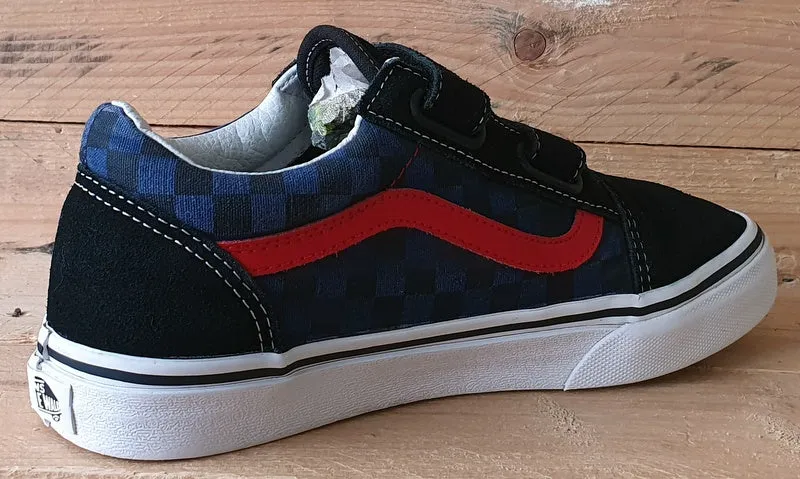Vans Original Low Suede/Canvas Trainers UK4/US5/EU36.5 721454 Black/Red/Blue