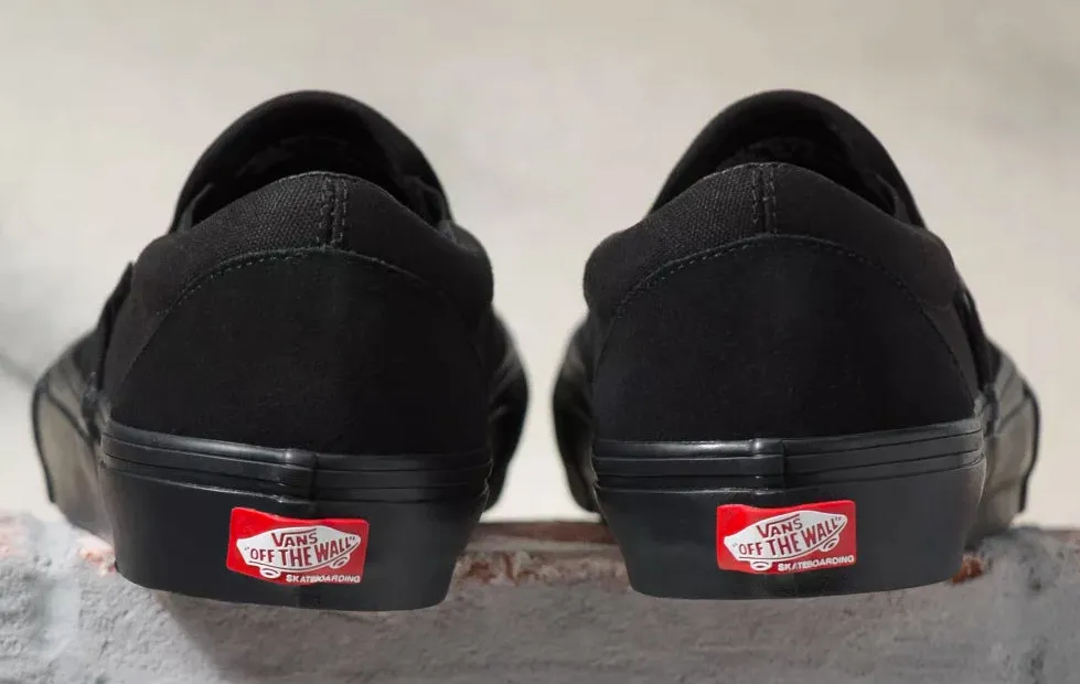 Vans - Skate Slip-On Shoes | Black Black