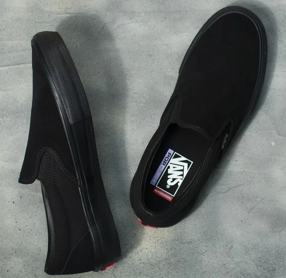 Vans - Skate Slip-On Shoes | Black Black