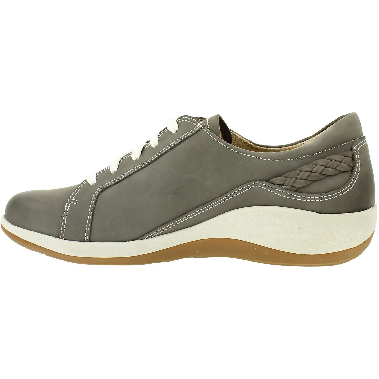 Women's Aetrex Dana Warm Grey Leather